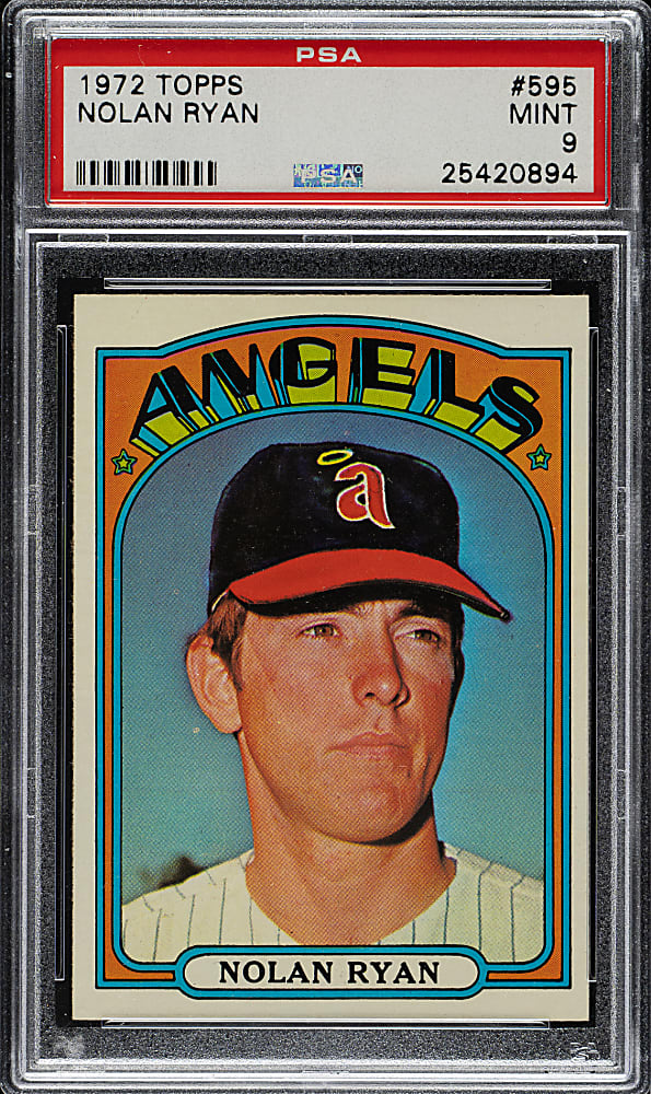 1972 Topps #595 Nolan Ryan PSA MINT 9