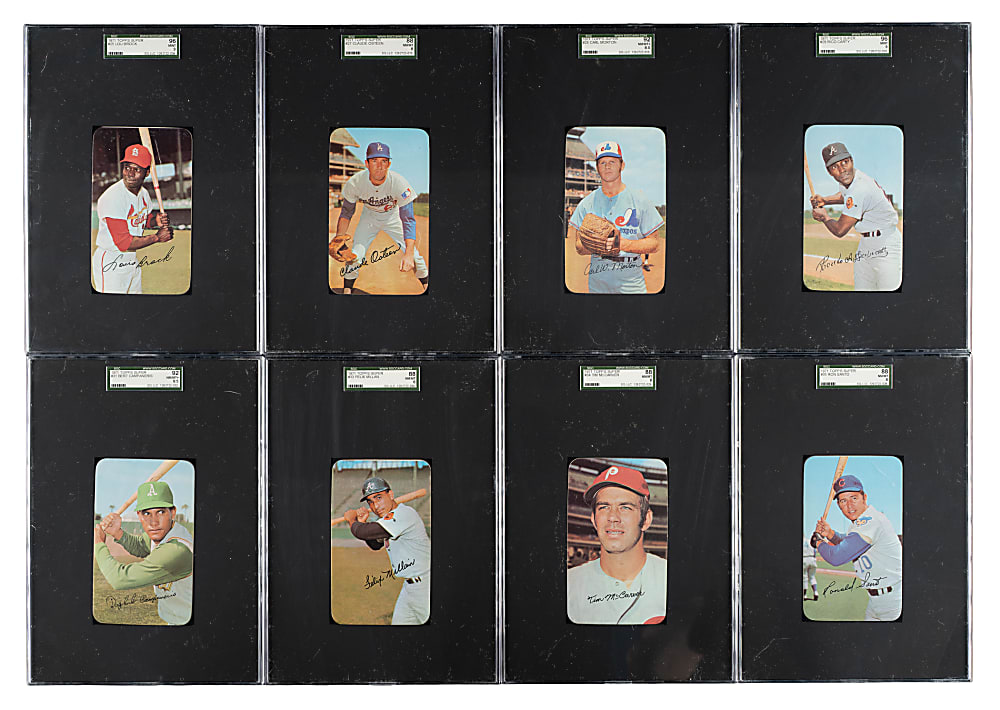 High-Grade 1971 Topps Super Complete Set (63) Including 39 SGC-Graded Cards