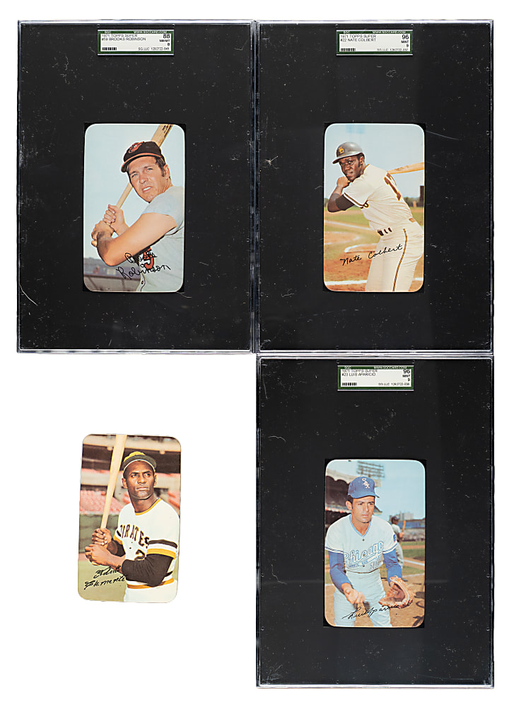 High-Grade 1971 Topps Super Complete Set (63) Including 39 SGC-Graded Cards