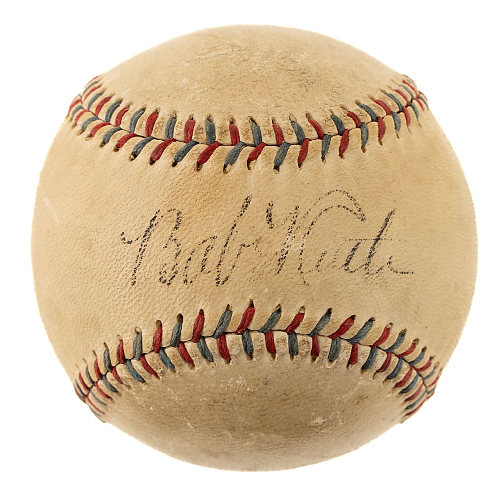Babe Ruth Single-Signed Baseball - JSA