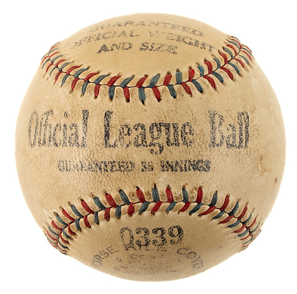 Babe Ruth Single-Signed Baseball - JSA