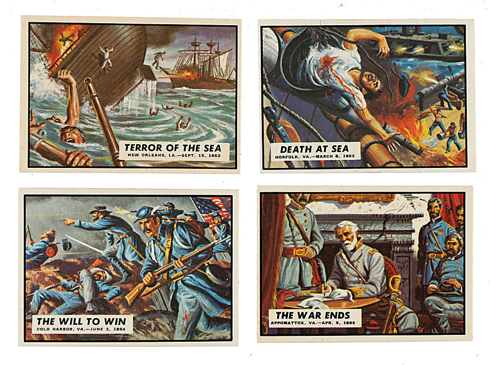 1962 Topps "Civil War News" Complete Set (88)