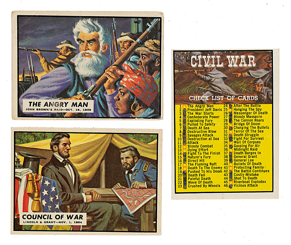 1962 Topps "Civil War News" Complete Set (88)