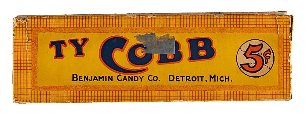 Circa 1920s Ty Cobb Candy Original Box