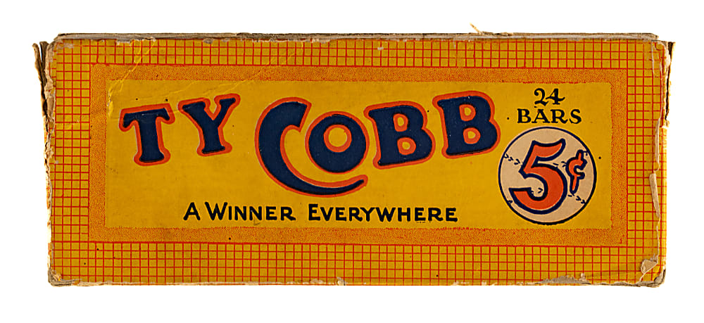 Circa 1920s Ty Cobb Candy Original Box
