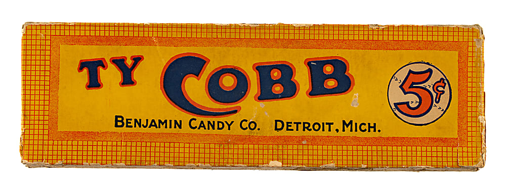 Circa 1920s Ty Cobb Candy Original Box
