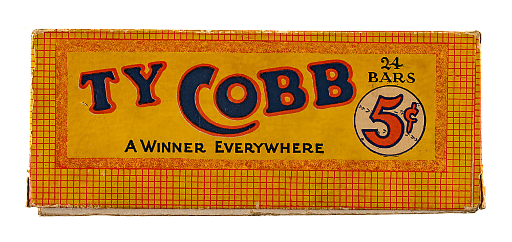 Circa 1920s Ty Cobb Candy Original Box