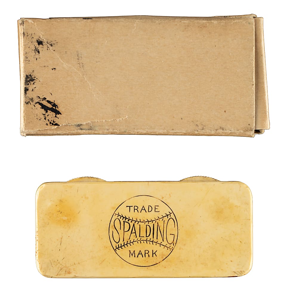 1887 Spalding Celluloid Baseball Scorer Plus Box
