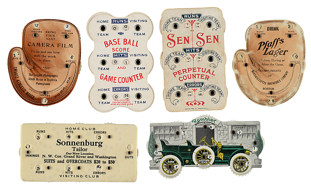 Vintage Baseball Scorer Collection (6)