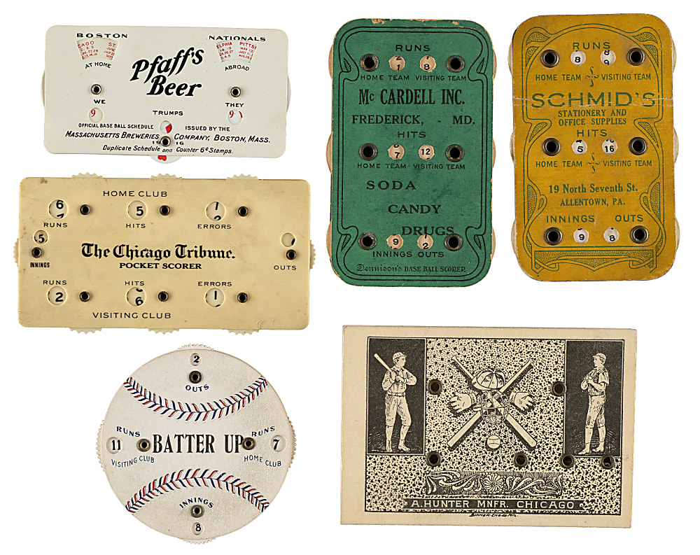 Vintage Baseball Scorer Collection (6)