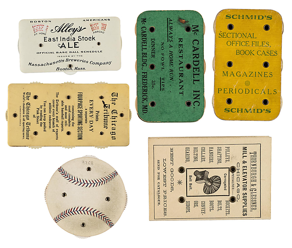 Vintage Baseball Scorer Collection (6)