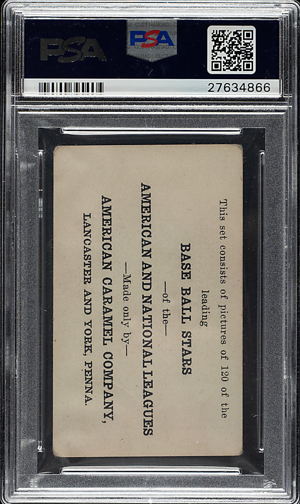 1922 E121 American Caramel (Series of 120) Ty Cobb Batting PSA VG 3