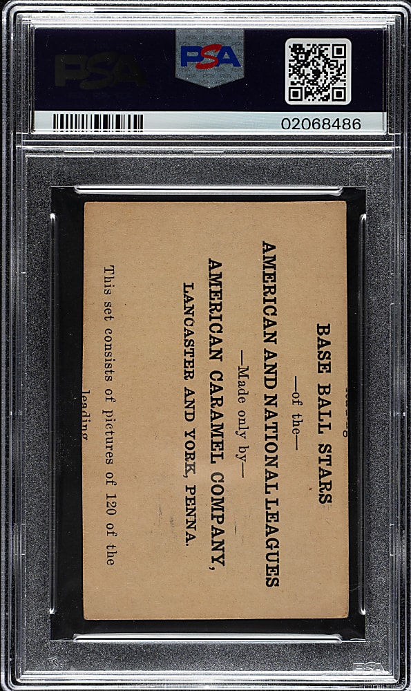 1922 E121 American Caramel (Series of 120) Ty Cobb Batting PSA VG-EX 4