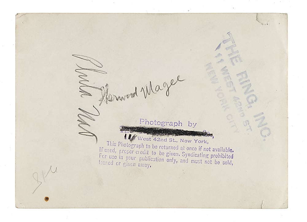 Circa 1909 Sherry Magee Original Pictorial News Photograph PSA/DNA Type I