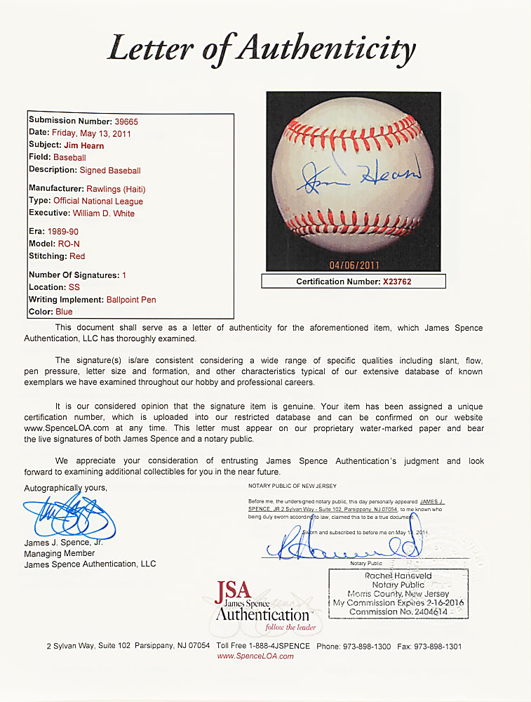 1951 New York Giants National League Champions Single-Signed Baseball Collection (33) Including Mays, Irvin, and Durocher