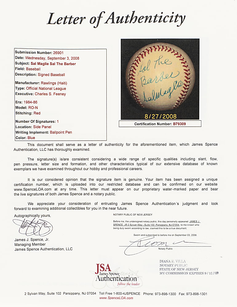 1951 New York Giants National League Champions Single-Signed Baseball Collection (33) Including Mays, Irvin, and Durocher