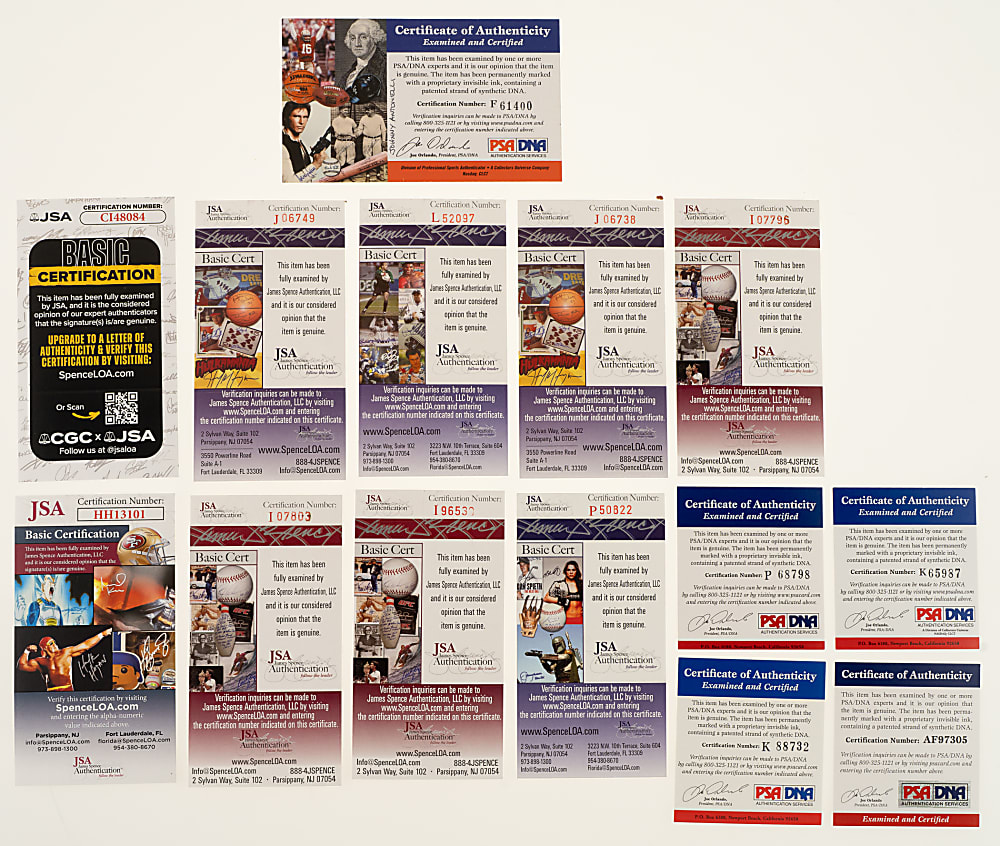 1954 New York Giants World Series Champions Single-Signed Baseball Collection (24) Including Wilhelm and Garagiola