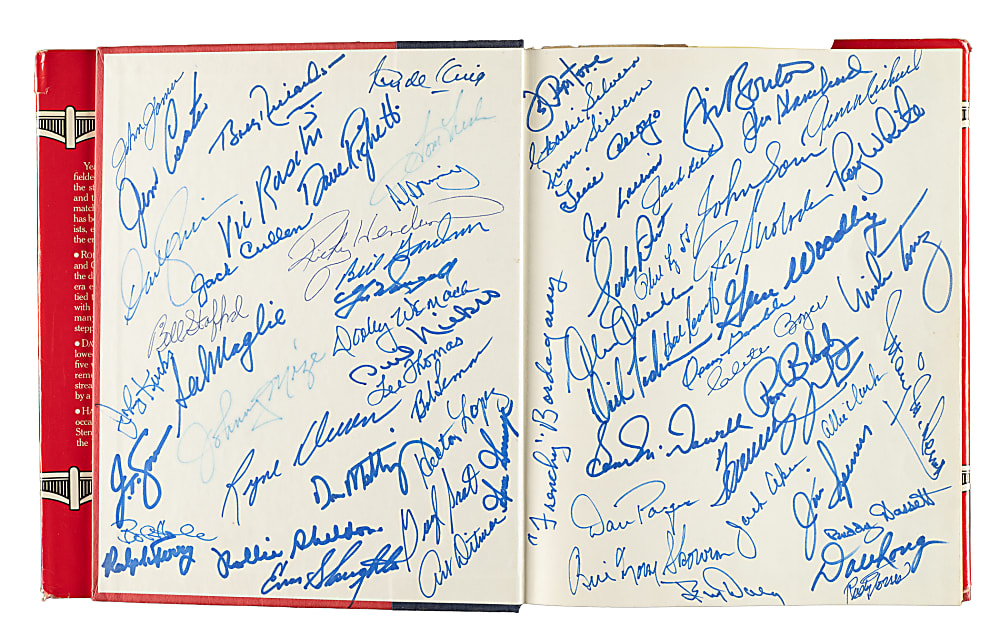 1979 "The Yankees: The Four Fabulous Eras of Baseball's Most Famous Team" Multi-Signed Book with DiMaggio, Mantle, Martin, and Mattingly - JSA