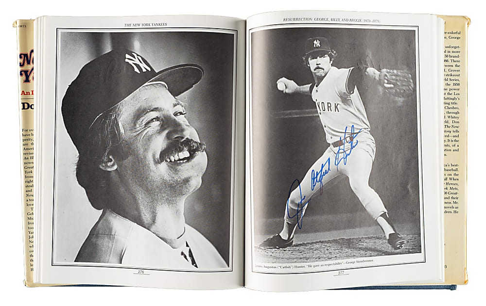 1987 "The New York Yankees: An Illustrated History" Multi-Signed Book with DiMaggio, Rizzuto, and Berra