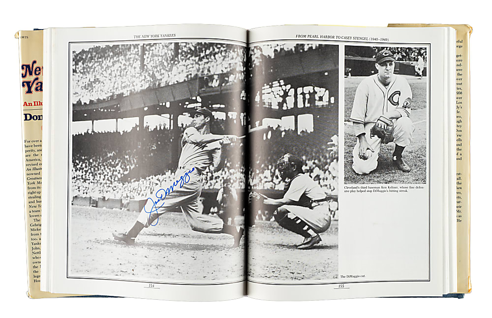 1987 "The New York Yankees: An Illustrated History" Multi-Signed Book with DiMaggio, Rizzuto, and Berra