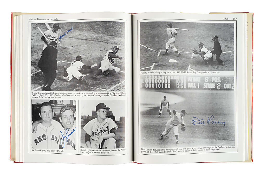 1987 "Baseball in the '50s" Multi-Signed Book Including 25 Hall of Famers