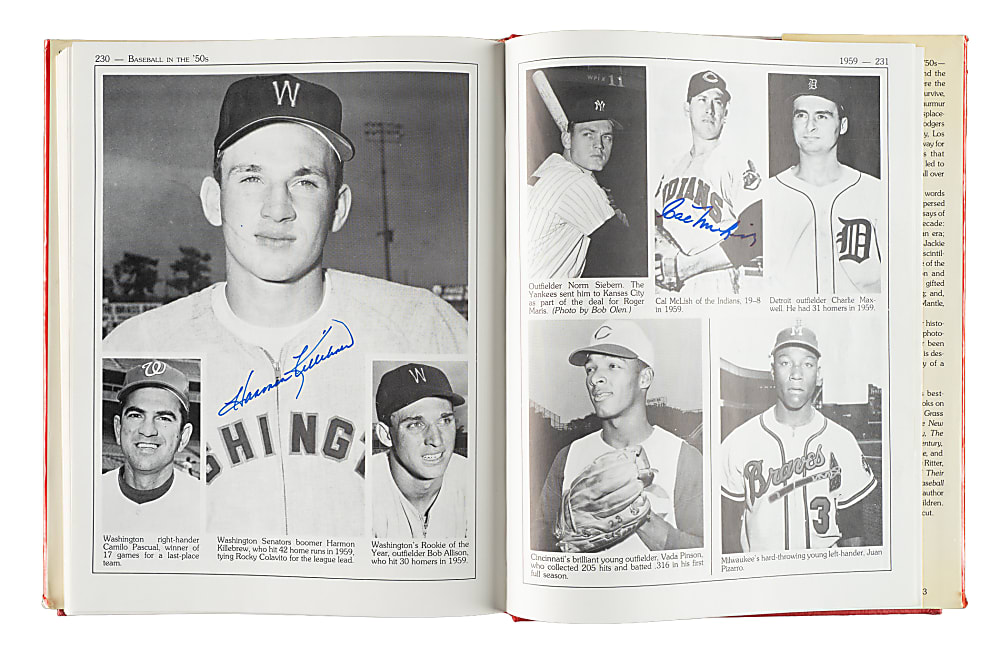 1987 "Baseball in the '50s" Multi-Signed Book Including 25 Hall of Famers