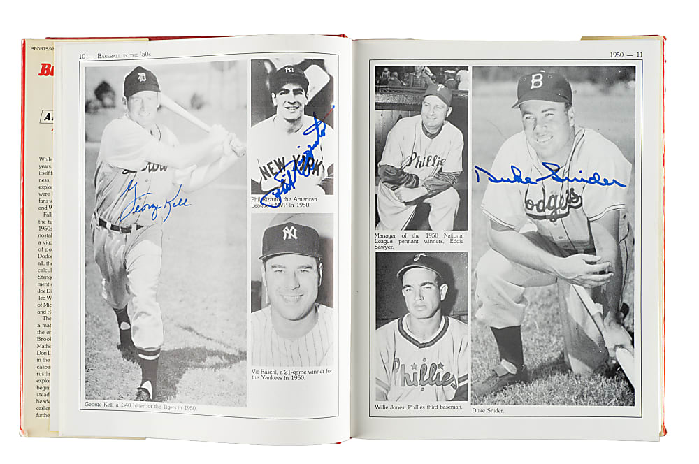 1987 "Baseball in the '50s" Multi-Signed Book Including 25 Hall of Famers