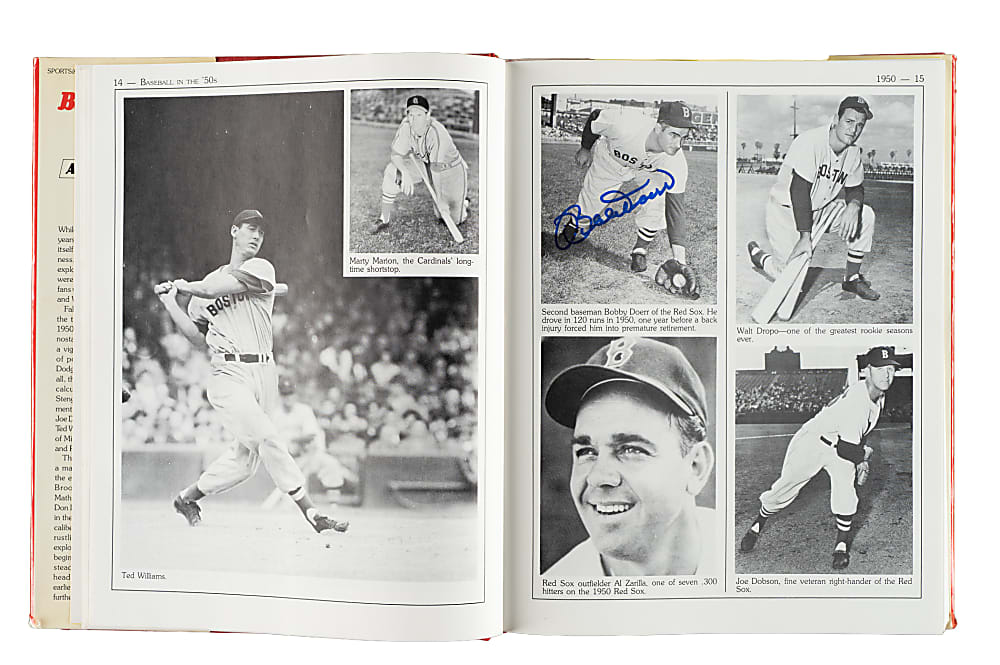 1987 "Baseball in the '50s" Multi-Signed Book Including 25 Hall of Famers