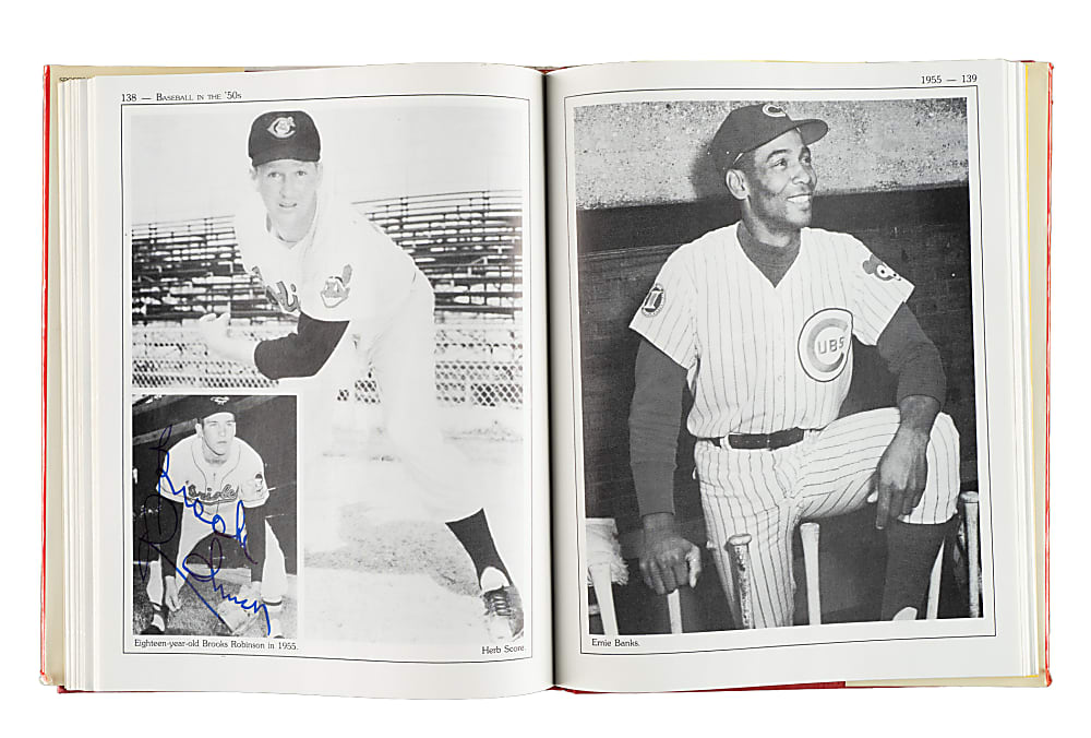 1987 "Baseball in the '50s" Multi-Signed Book Including 25 Hall of Famers