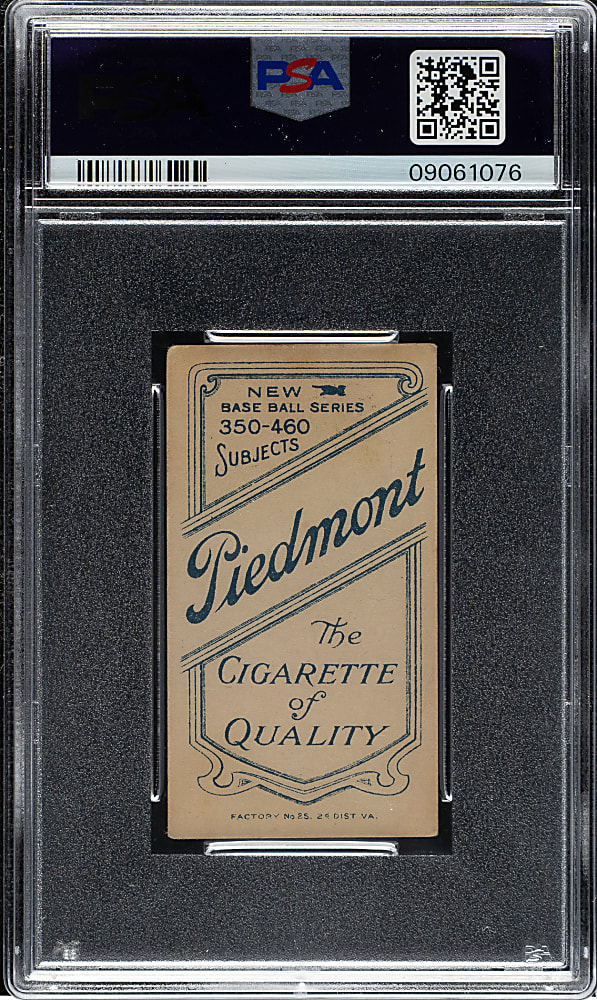 1909-1911 T206 White Border Ty Cobb Bat Off Shoulder PSA VG-EX 4