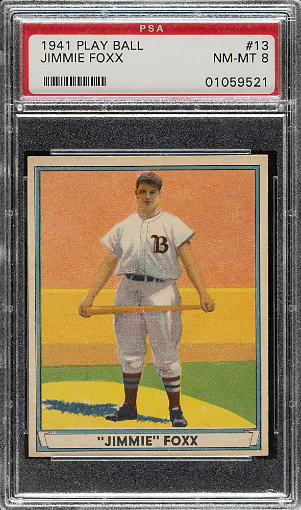 1941 R336 Play Ball #13 Jimmie Foxx PSA NM-MT 8