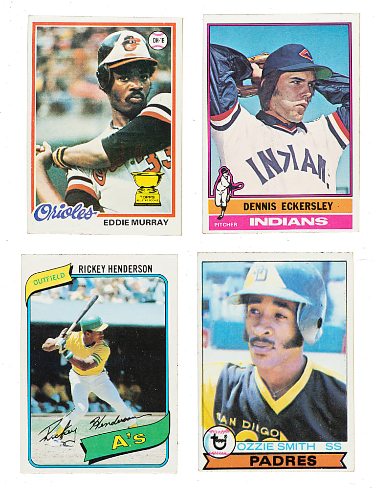 1976 to 1980 Topps Complete Set Collection (5 Sets, 3,542 Cards)
