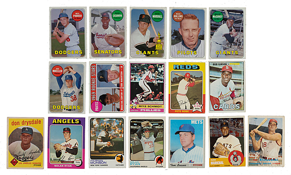 1957 to 1978 Topps Shoebox Collection (1,884) Including 89 Hall of Famers