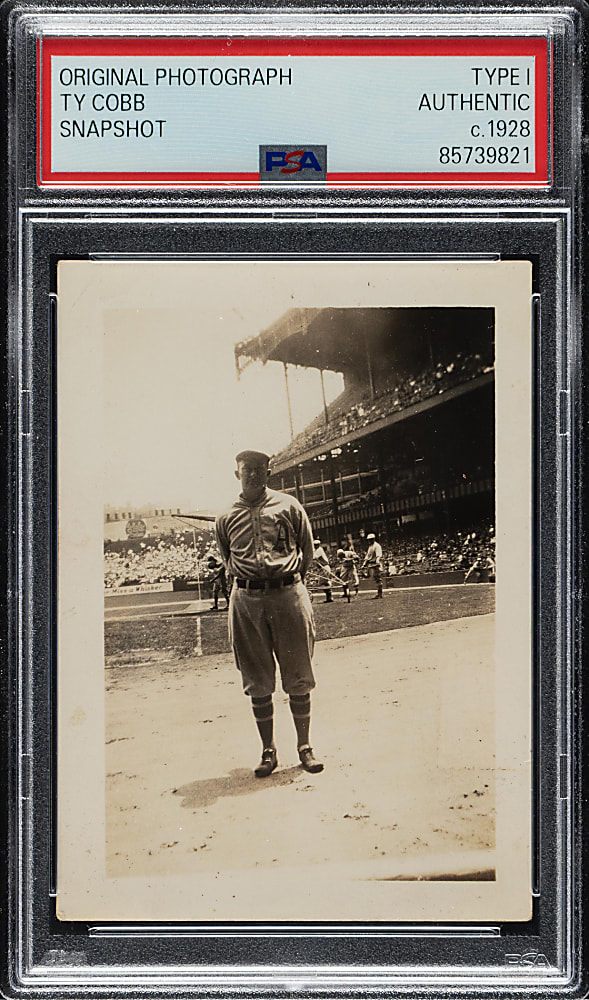 Circa 1928 Ty Cobb Original Snapshot Photograph PSA/DNA Type I