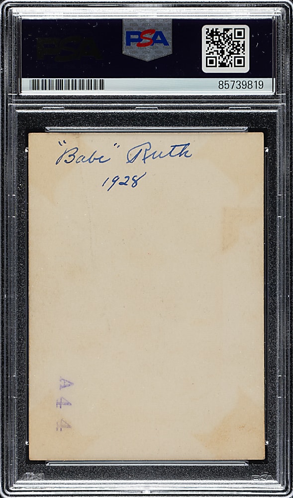 Circa 1928 Babe Ruth Original Snapshot Photograph PSA/DNA Type I