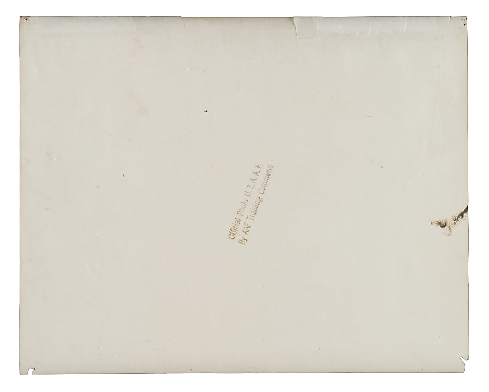 Circa 1940s Tuskegee Army Air-Field Baseball Team Original U.S.A.A.F. Photograph PSA/DNA Type I