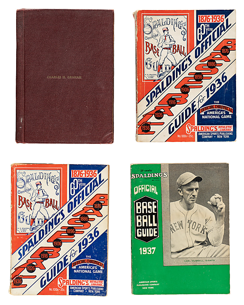 1912 to 1937 Spalding Baseball Guide Collection (8)