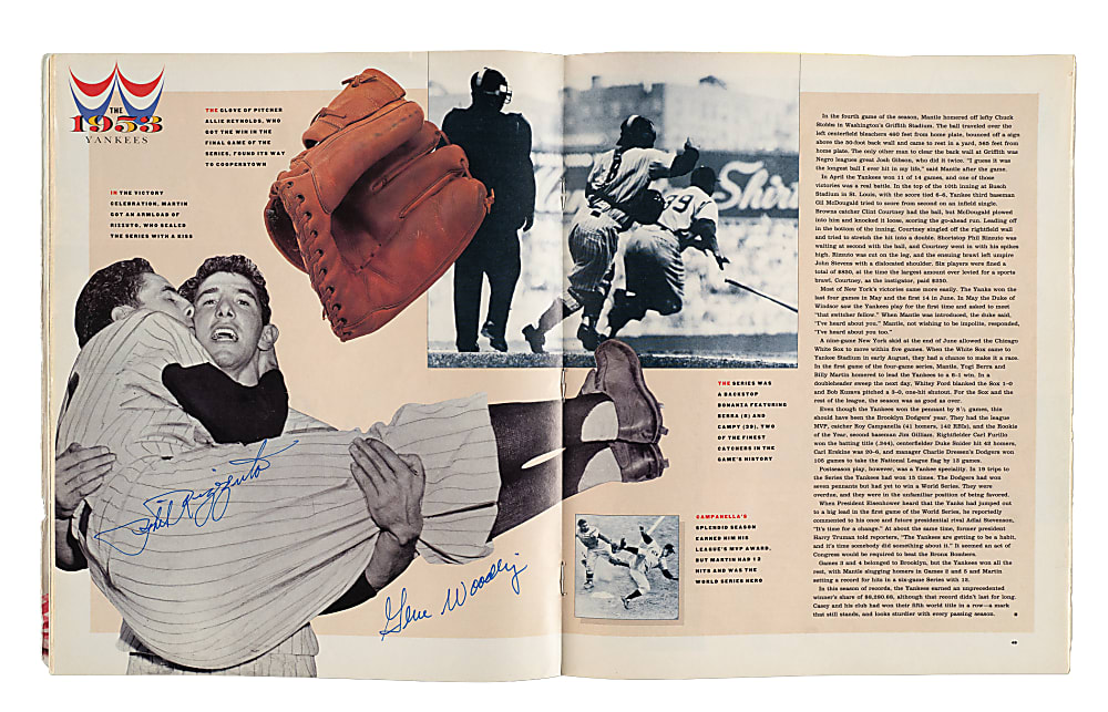 1991 "Sports Illustrated Presents Baseball's 20 Greatest Teams of All Time" Multi-Signed Magazine (98 Signatures) with Mantle "HOF 1974" Inscription, Mays, and DiMaggio - JSA