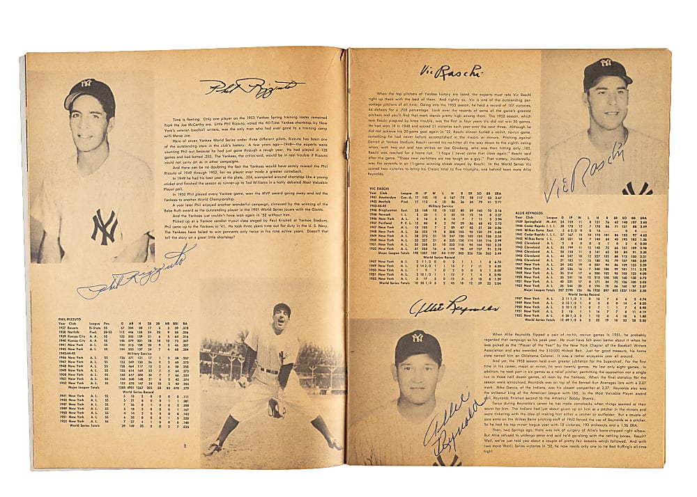 1953 New York Yankees Multi-Signed Sketch Book with Mantle, Berra, and Martin - JSA