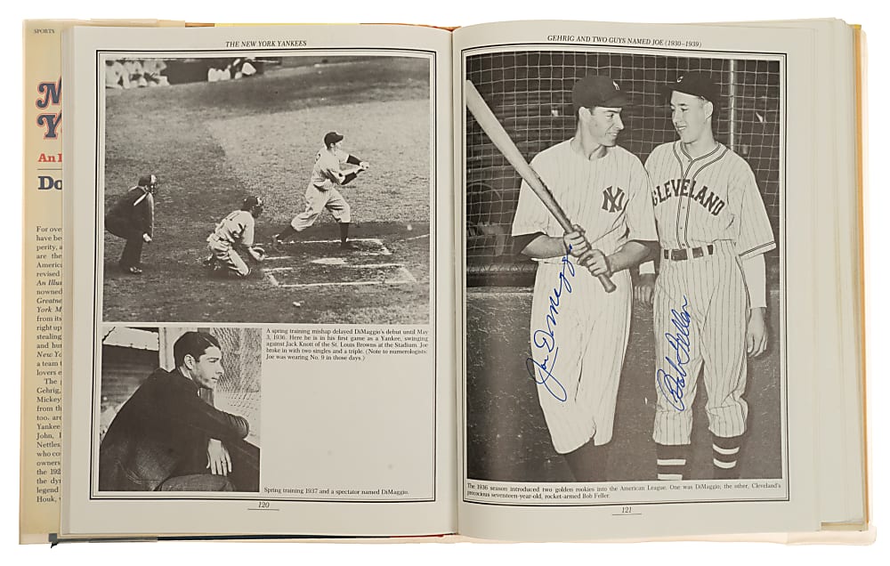 1987 "The New York Yankees: An Illustrated History" Multi-Signed Book with DiMaggio, Mantle, Mays, and Seaver - JSA