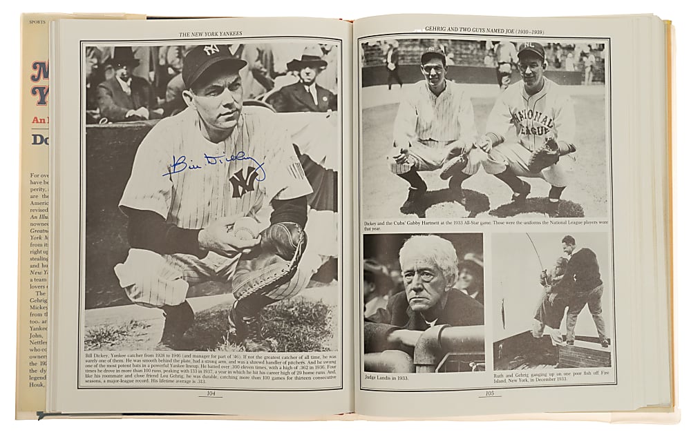 1987 "The New York Yankees: An Illustrated History" Multi-Signed Book with DiMaggio, Mantle, Mays, and Seaver - JSA