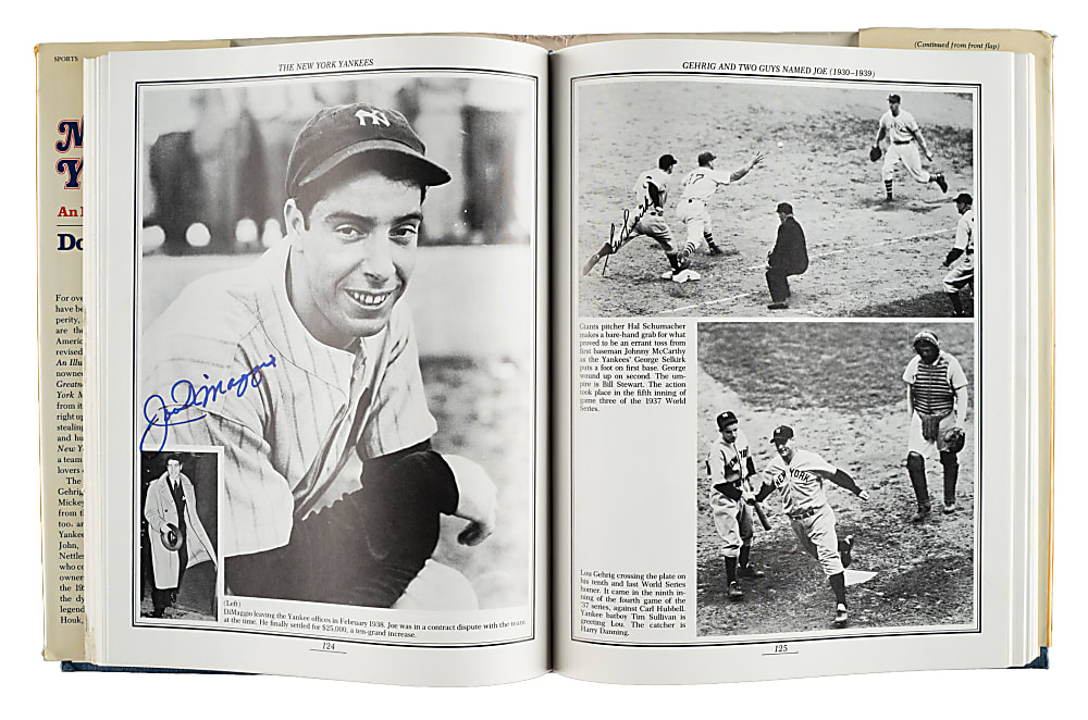 1987 "The New York Yankees: An Illustrated History" Multi-Signed Book with DiMaggio, Mantle, Mays, and Seaver - JSA