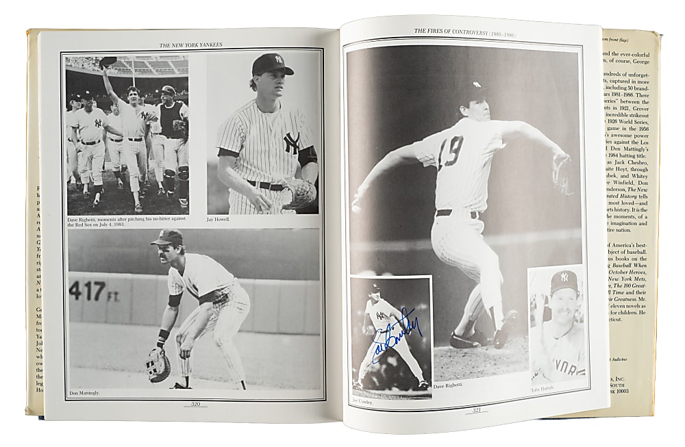 1987 "The New York Yankees: An Illustrated History" Multi-Signed Book with DiMaggio, Mantle, Mays, and Seaver - JSA