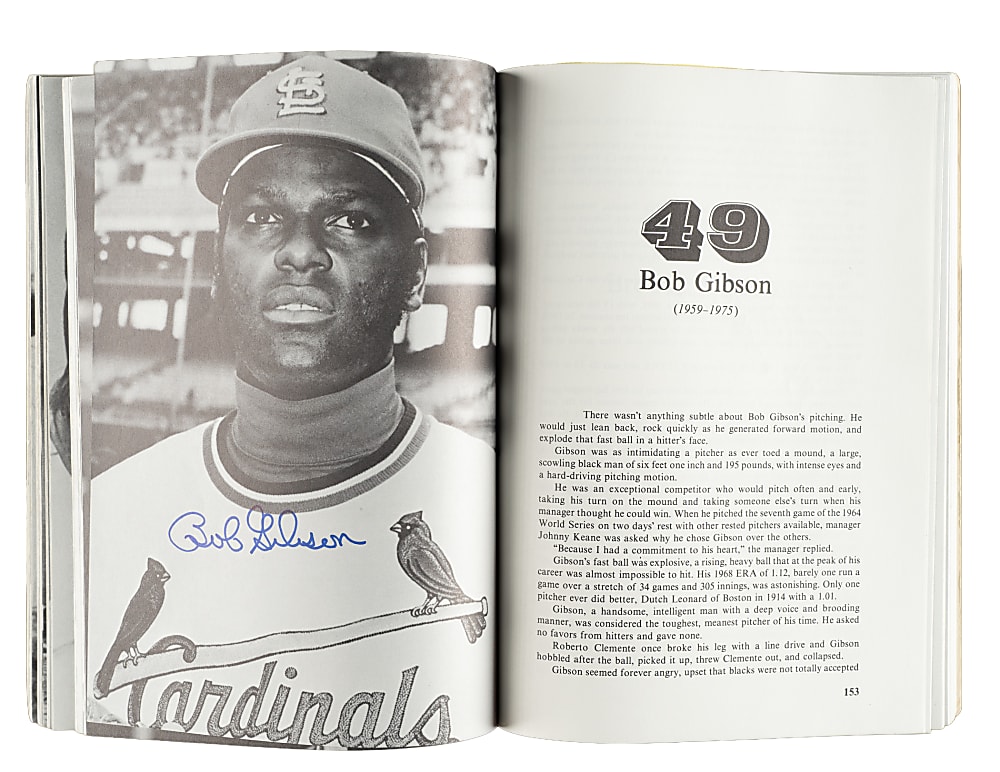 1981 "Baseball's 100" Multi-Signed Book (59 Signatures) with Mantle, Aaron, Koufax, Mays, T. Williams, and DiMaggio - JSA