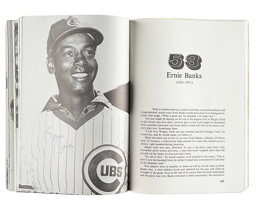 1981 "Baseball's 100" Multi-Signed Book (59 Signatures) with Mantle, Aaron, Koufax, Mays, T. Williams, and DiMaggio - JSA