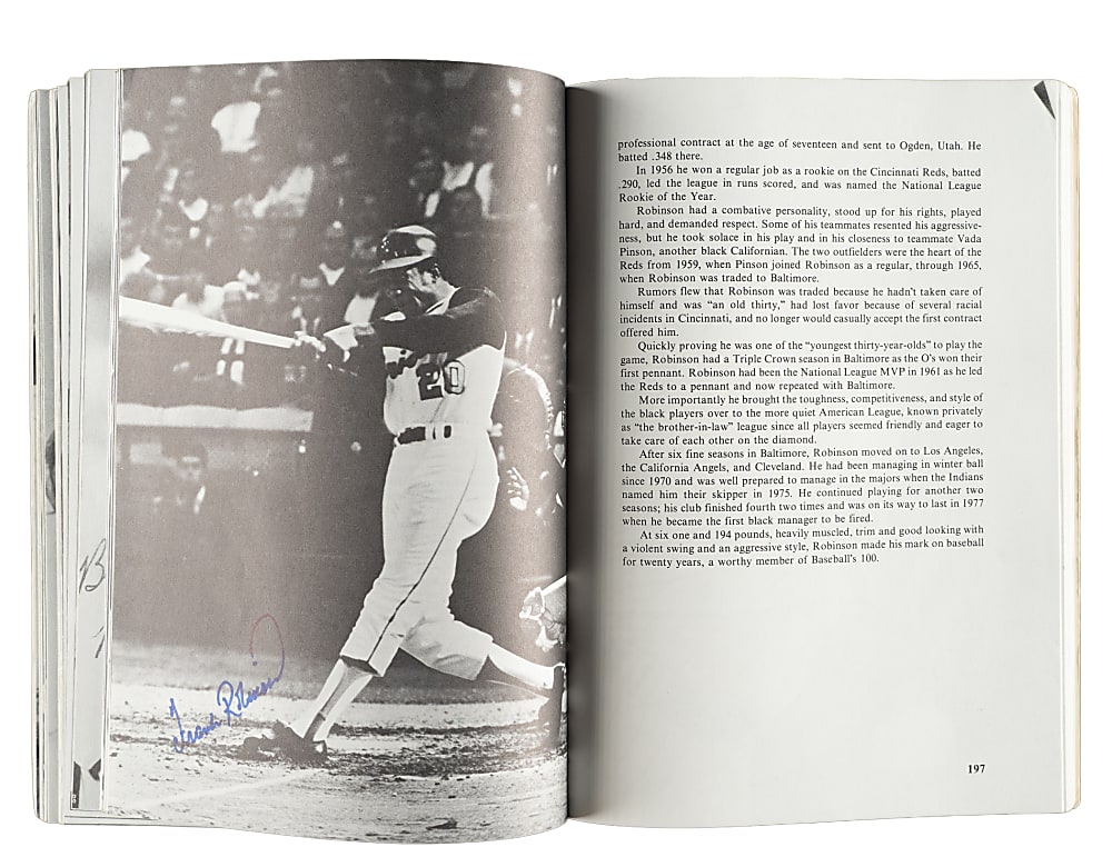 1981 "Baseball's 100" Multi-Signed Book (59 Signatures) with Mantle, Aaron, Koufax, Mays, T. Williams, and DiMaggio - JSA