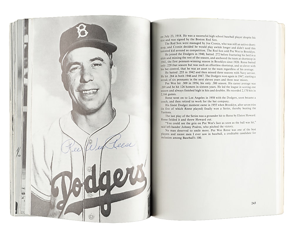 1981 "Baseball's 100" Multi-Signed Book (59 Signatures) with Mantle, Aaron, Koufax, Mays, T. Williams, and DiMaggio - JSA