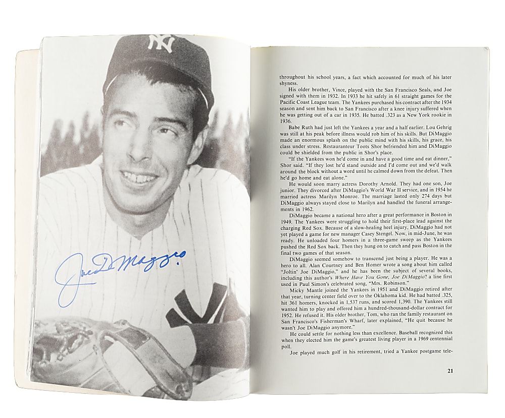 1981 "Baseball's 100" Multi-Signed Book (59 Signatures) with Mantle, Aaron, Koufax, Mays, T. Williams, and DiMaggio - JSA