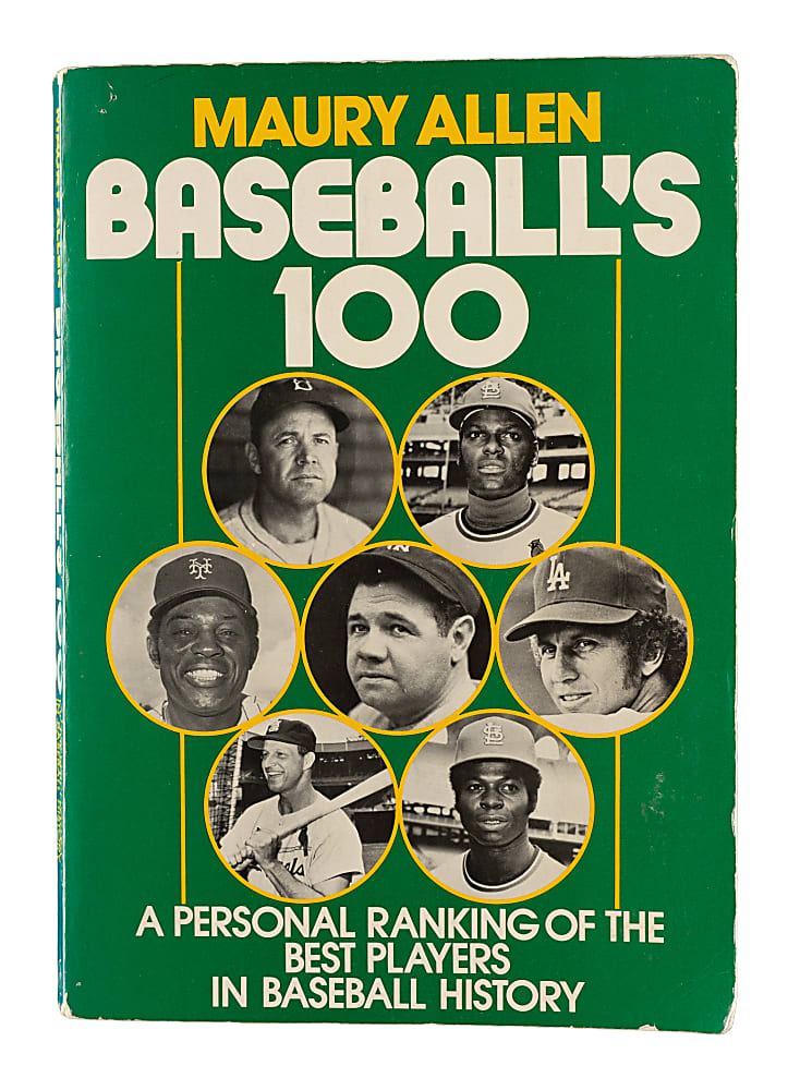1981 "Baseball's 100" Multi-Signed Book (59 Signatures) with Mantle, Aaron, Koufax, Mays, T. Williams, and DiMaggio - JSA