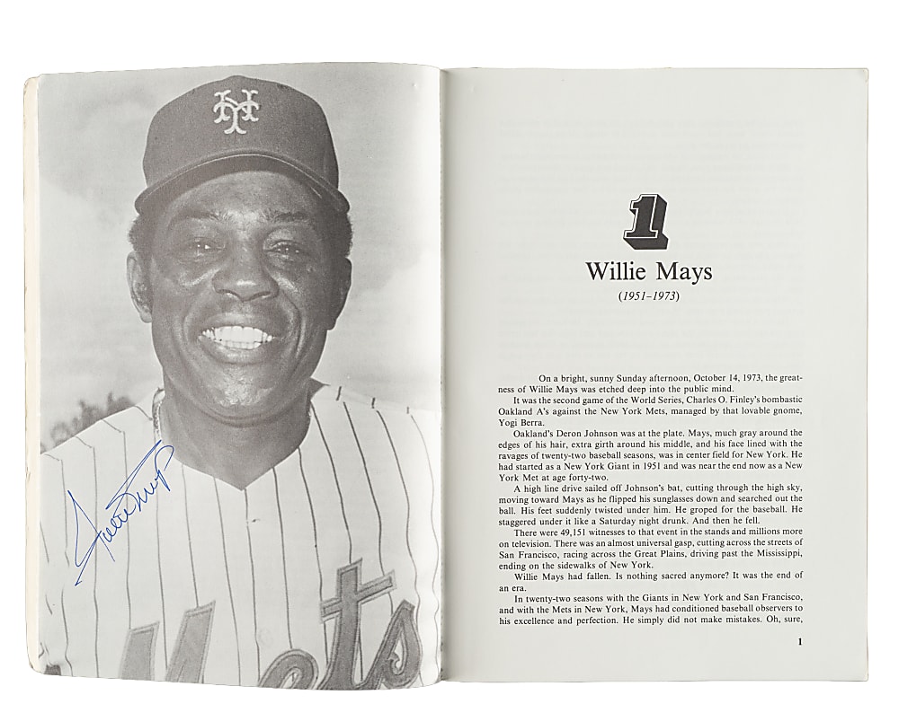 1981 "Baseball's 100" Multi-Signed Book (59 Signatures) with Mantle, Aaron, Koufax, Mays, T. Williams, and DiMaggio - JSA